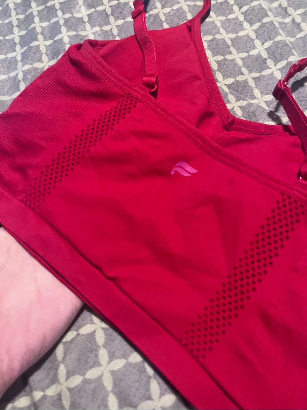 Seamless Wireless Bralette - Raspberry - Picture 4 of 4